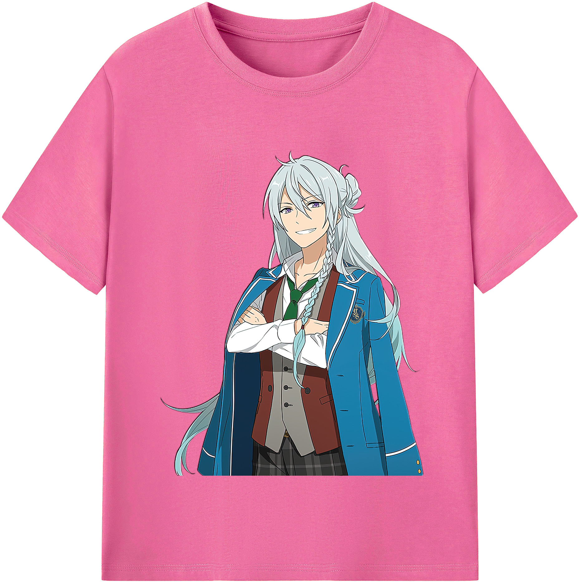 （画像用） あんさんぶるスターズ! Ensemble Stars レディースカジュアルプリントTシャツ（綿100％）